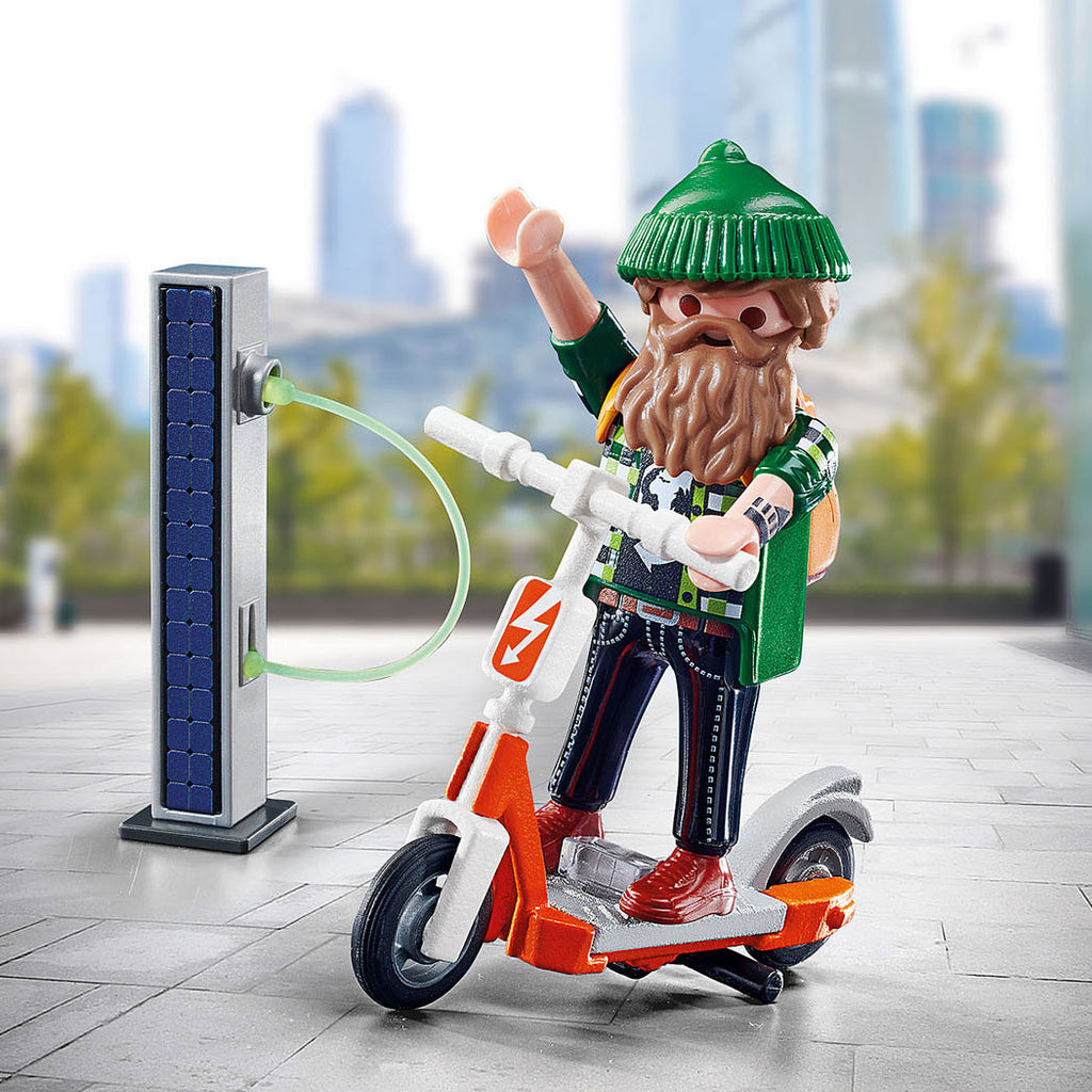 Playmobil specials hipster met e-scooter - 70873