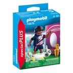 Playmobil - specials voetbalster met doelmuur - 70875