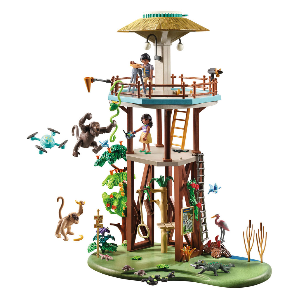 PLAYMOBIL - PLAYMOBIL wiltopia onderzoeksstation met kompas - 71008