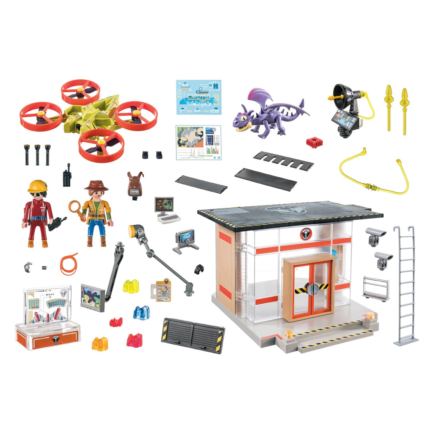 Playmobil - dragons: the nine realms icaris lab - 71084