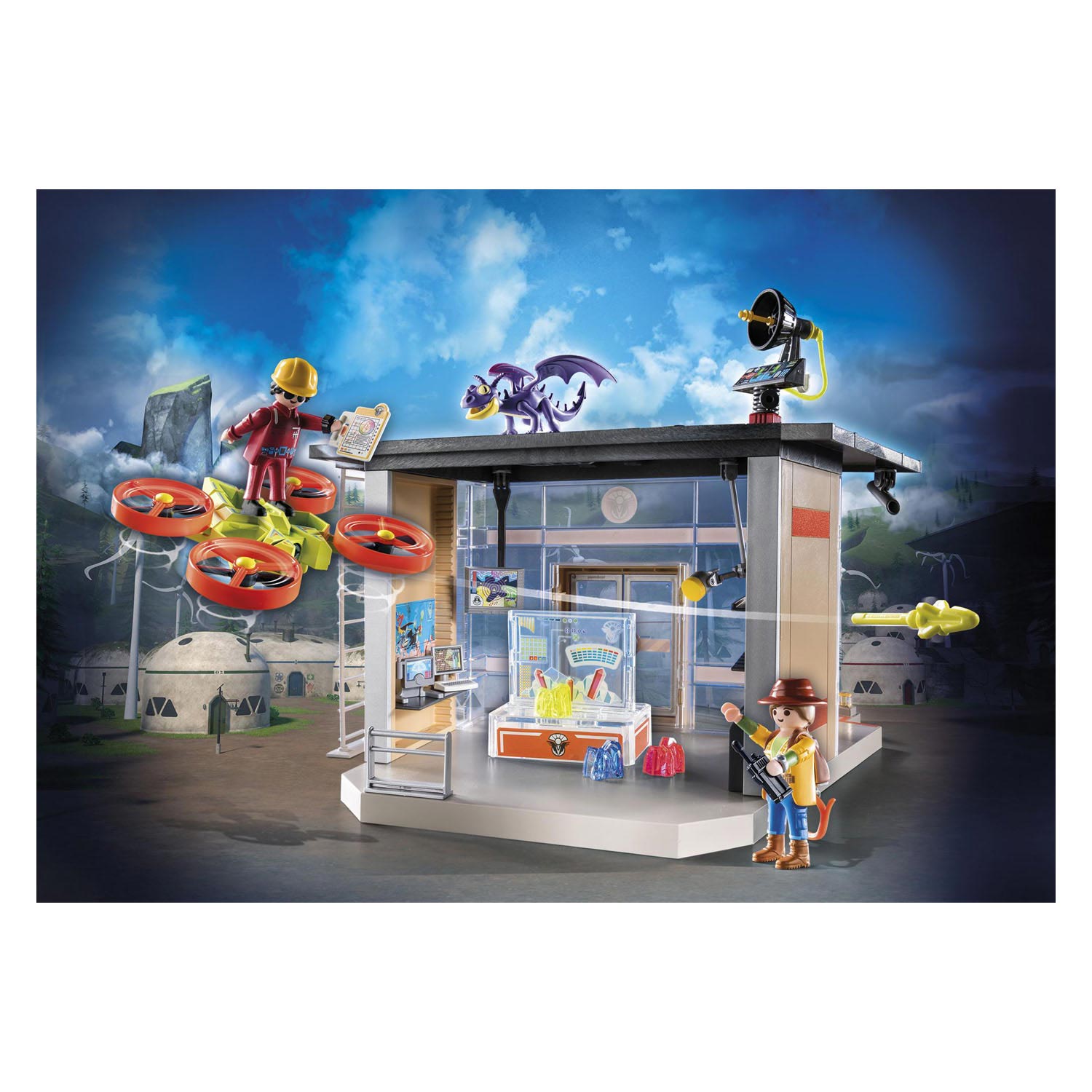 Playmobil - dragons: the nine realms icaris lab - 71084