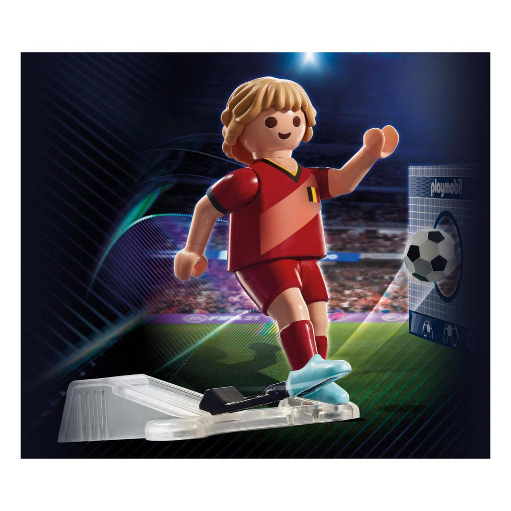 Playmobil - sports & action voetballer belgië - 71128