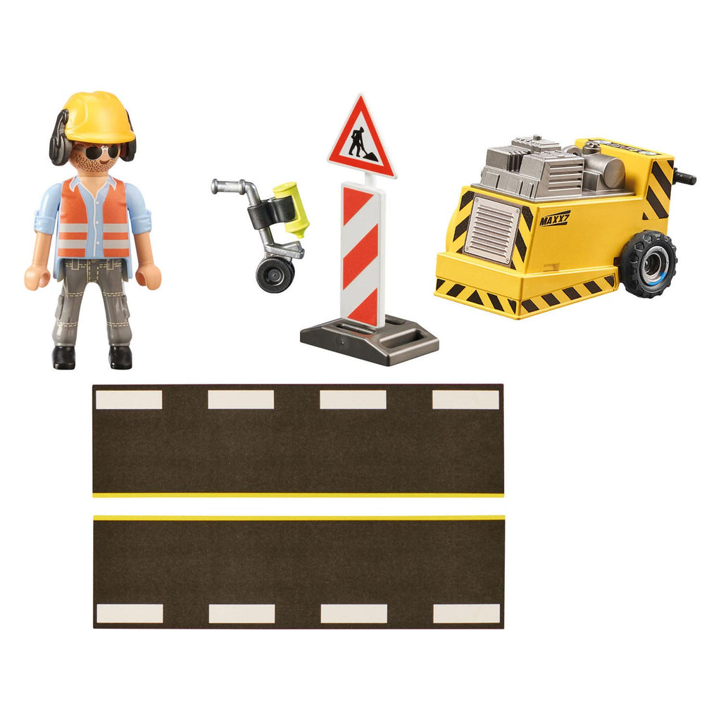 Playmobil City Action 71185 Bouwvakker met randensnijder