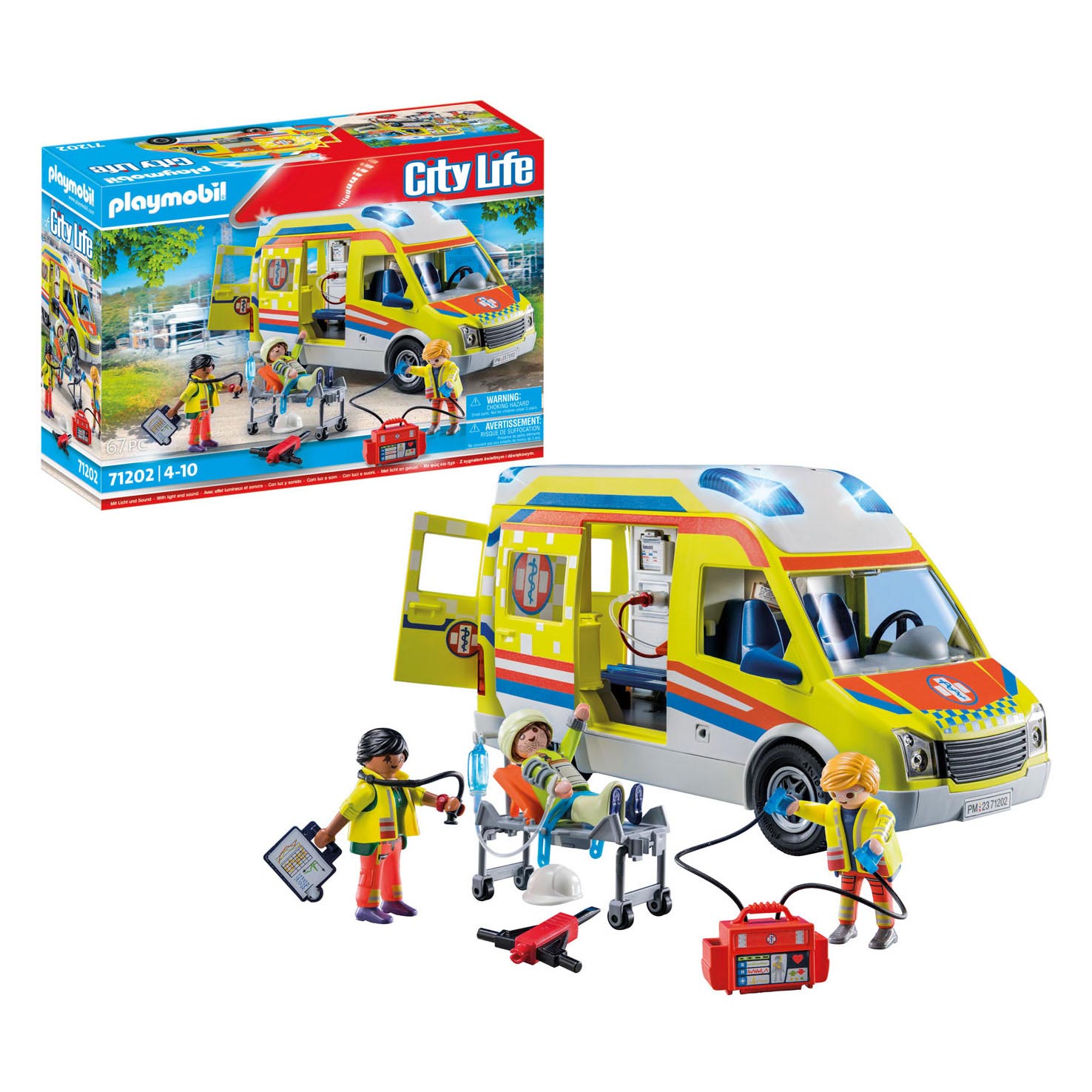 Playmobil City Life Ambulance met licht en geluid 71202
