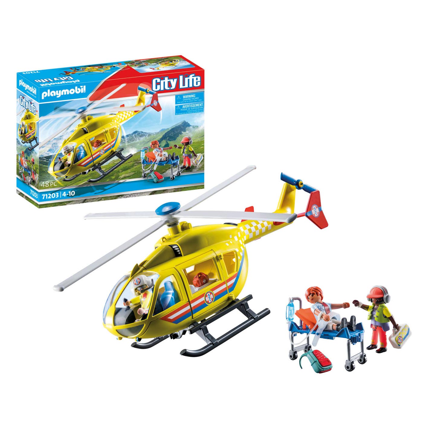 Playmobil city 71203 reddingshelikopter