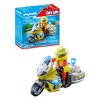 Playmobil 71205 noodmotorfiets met zwaailicht