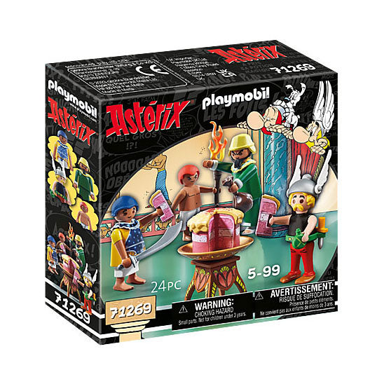 Playmobil asterix - de vergiftigde taart van plurkis constructiespeelgoed (71269)