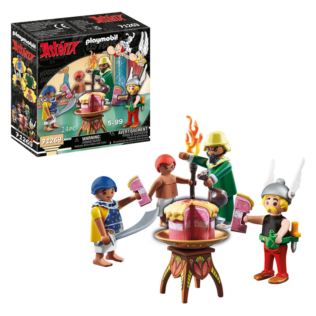Playmobil asterix - de vergiftigde taart van plurkis constructiespeelgoed (71269)