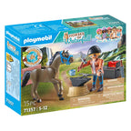 Playmobil Horses of Waterfall Hoefsmid: Ben Achilles 71357
