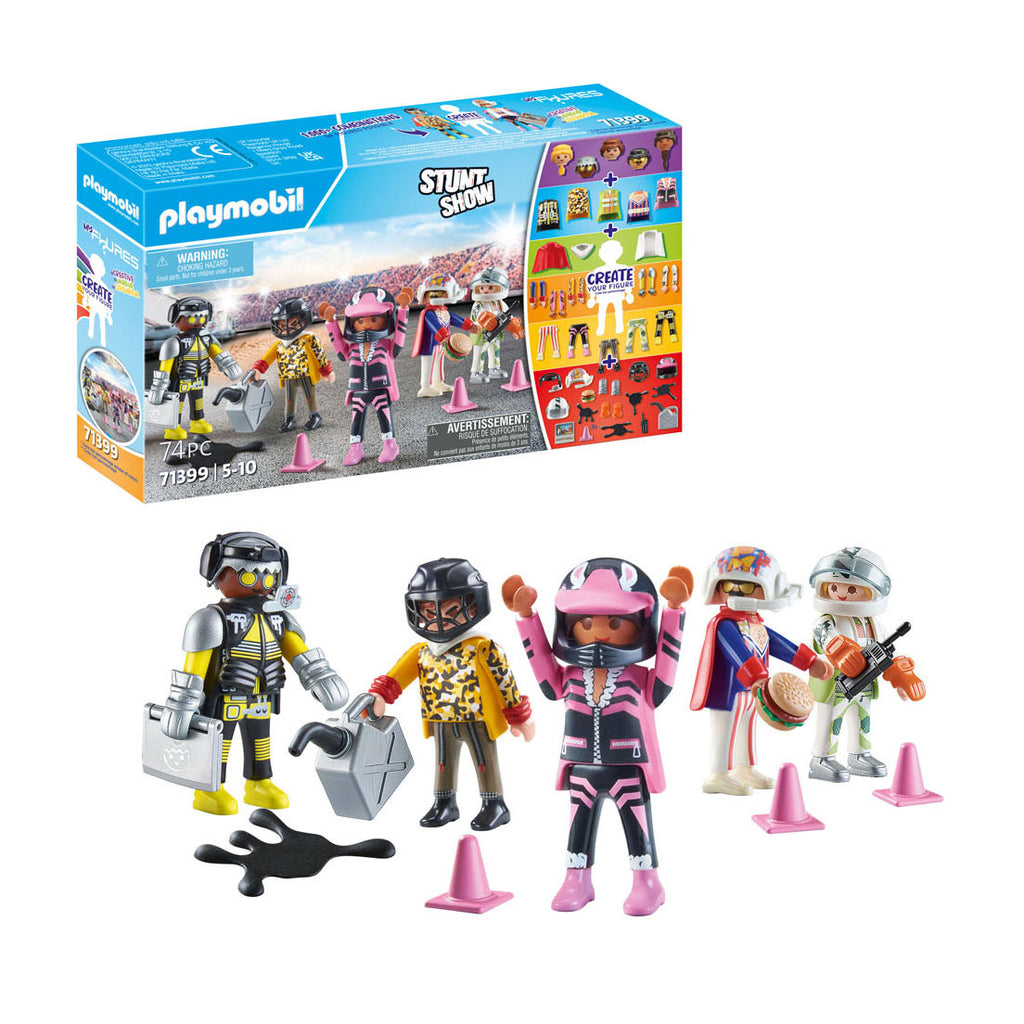 Playmobil my figures - stuntshow constructiespeelgoed (71399)