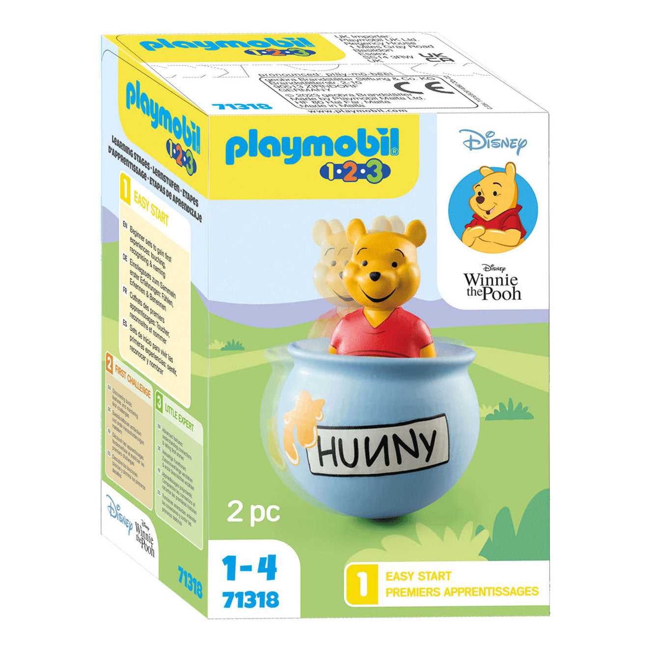 Playmobil - junior winnie de poeh honingpot - 71318