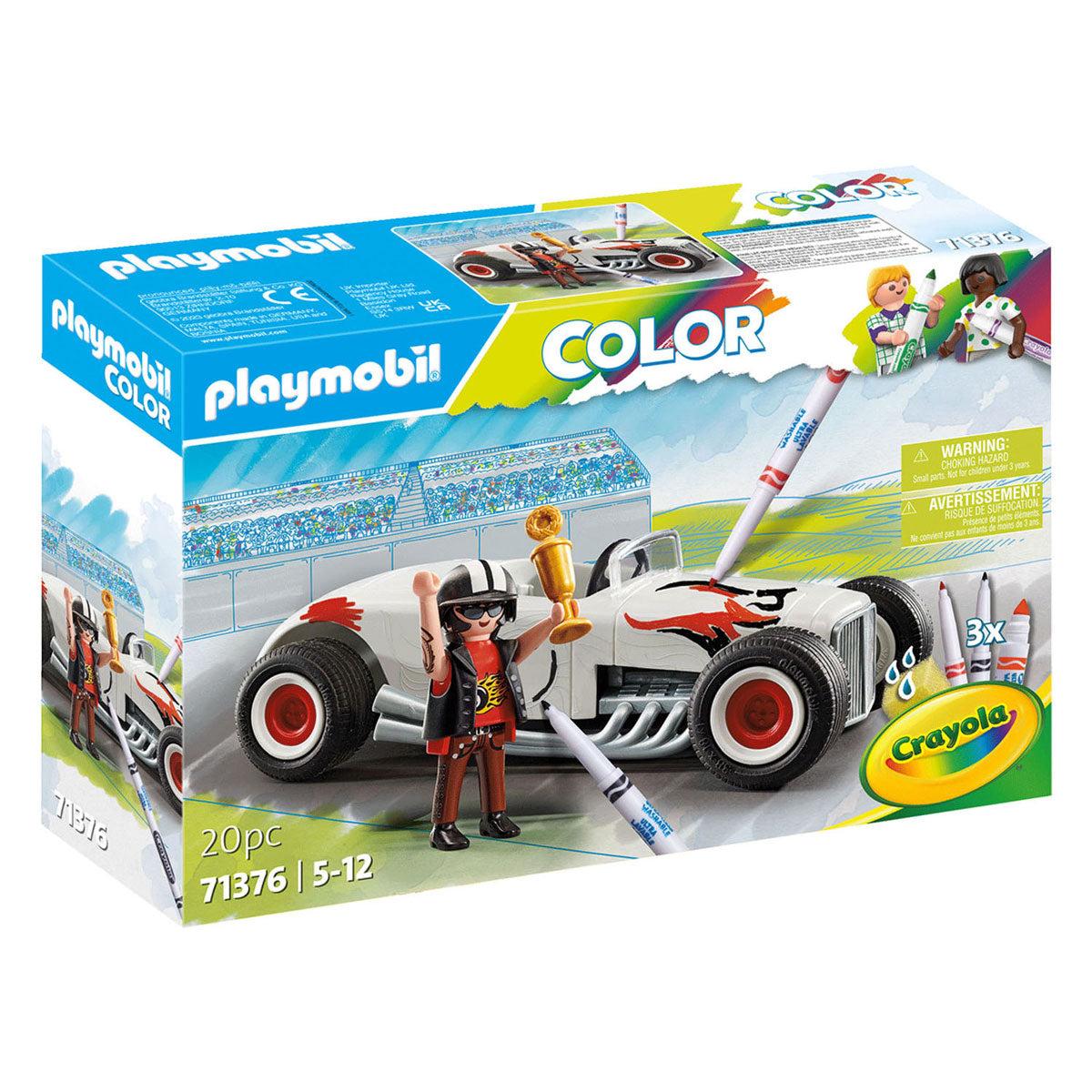 Playmobil - color racewagen - 71376
