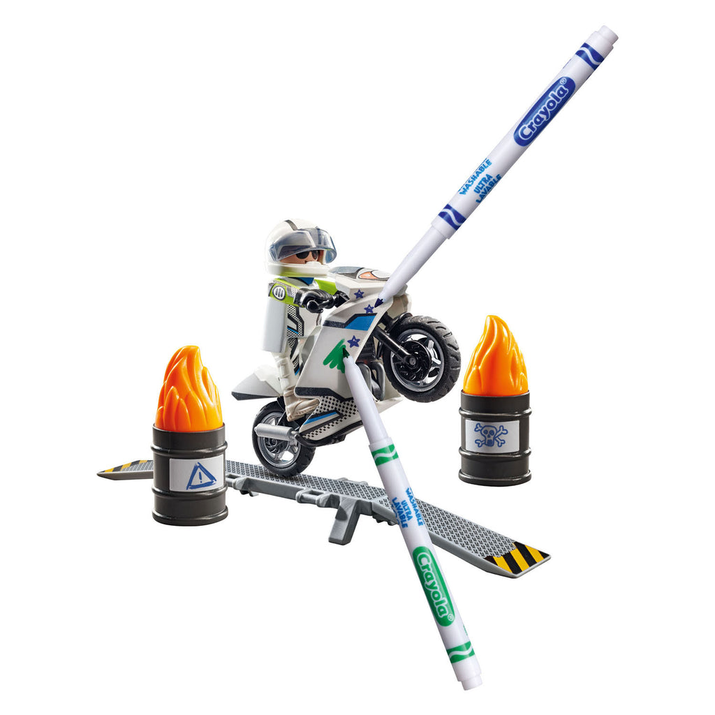 Playmobil - color motorcrossmotor - 71377