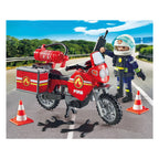 Playmobil - action heroes brandweer op de plaats van het ongeval - 71466