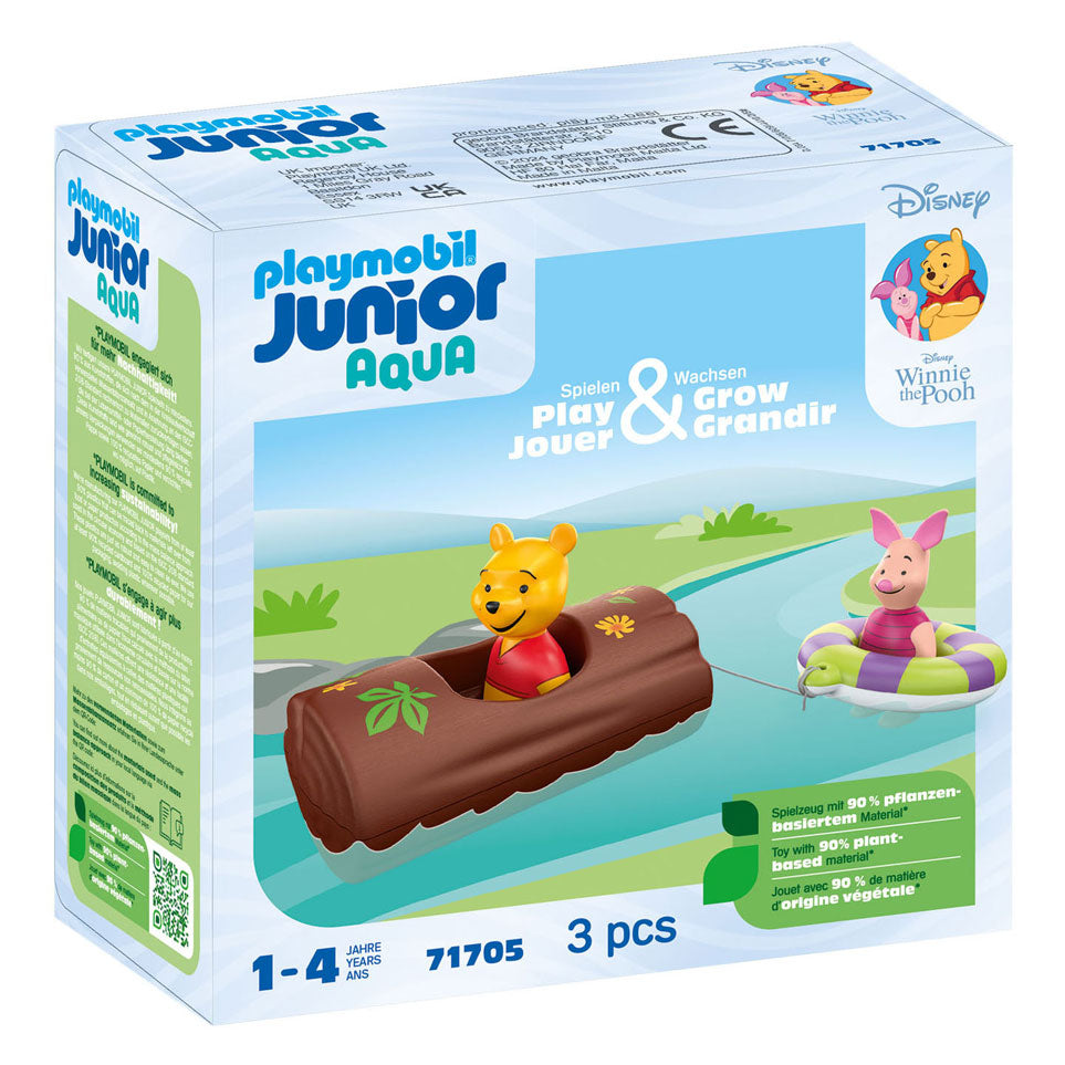 Playmobil junior disney: winnie's knorretjes wateravontuur - 71705