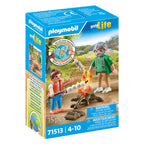 Playmobil - my life kampvuur met marshmallows - 71513