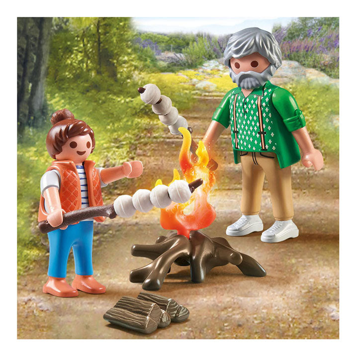Playmobil - my life kampvuur met marshmallows - 71513