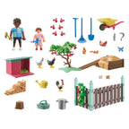 Playmobil my life kleine kippenboerderij in de tuin van het kleine huis - 71510