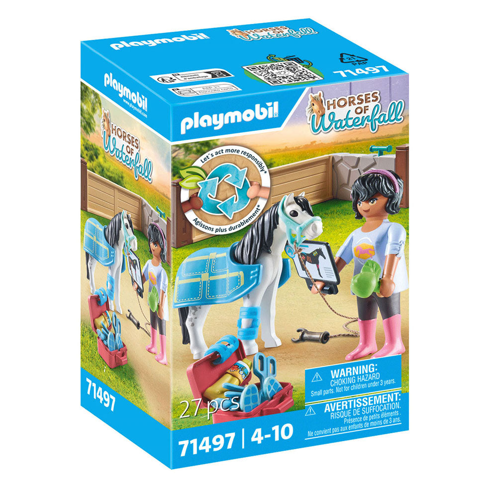 Playmobil 71497 horses of waterfall paardentherapeut | 2 stuks