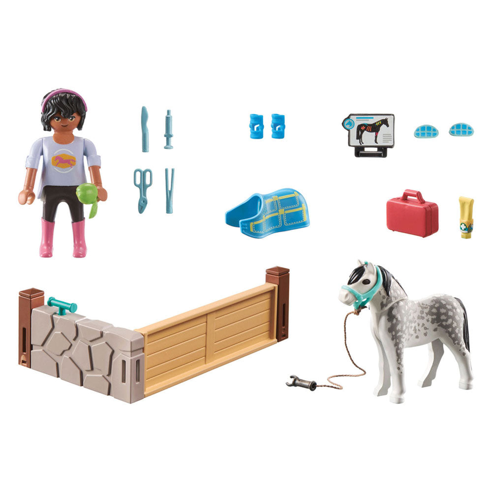 Playmobil 71497 horses of waterfall paardentherapeut | 2 stuks
