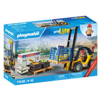 Playmobil city action heftruck met lading