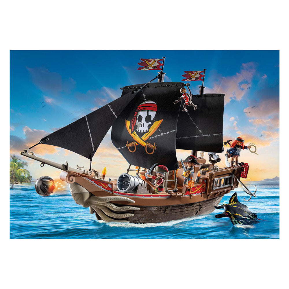 Playmobil pirates groot piratenschip