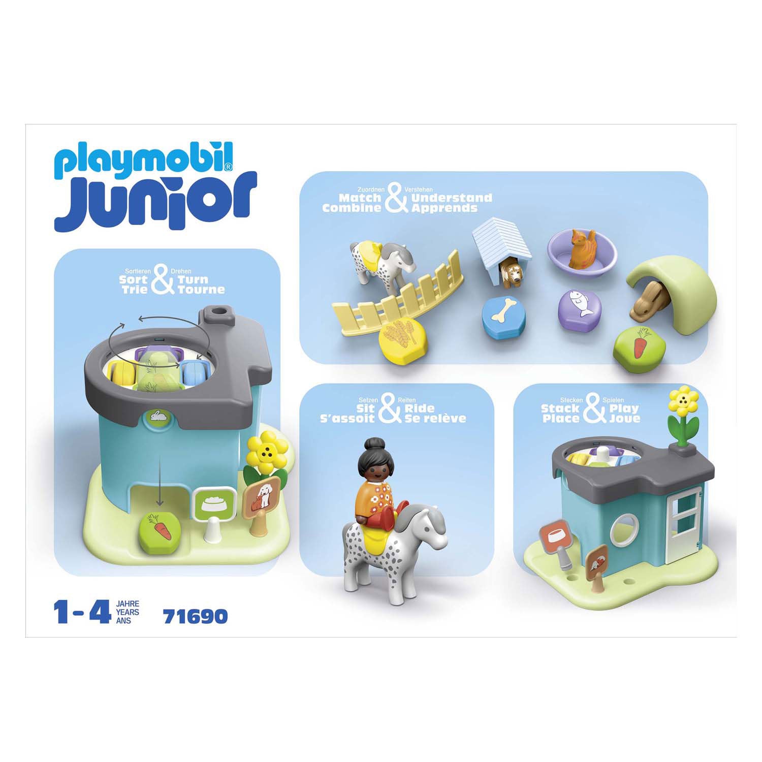 Playmobil 71690 junior dierenpension met voerautomaat