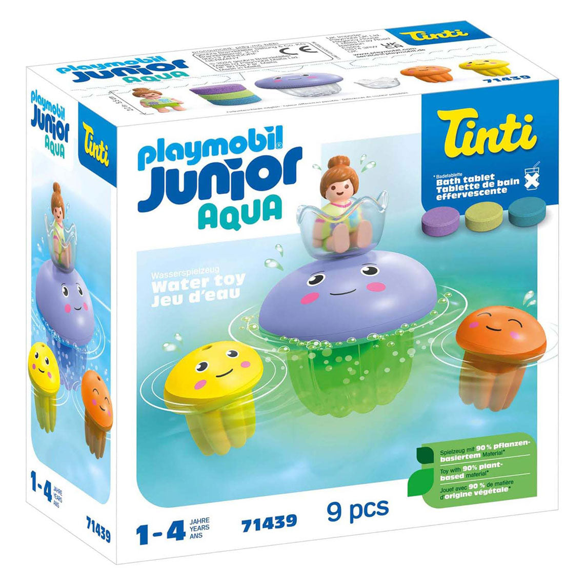 Playmobil - junior & tinti kleurrijke kwallenfamilie - 71439