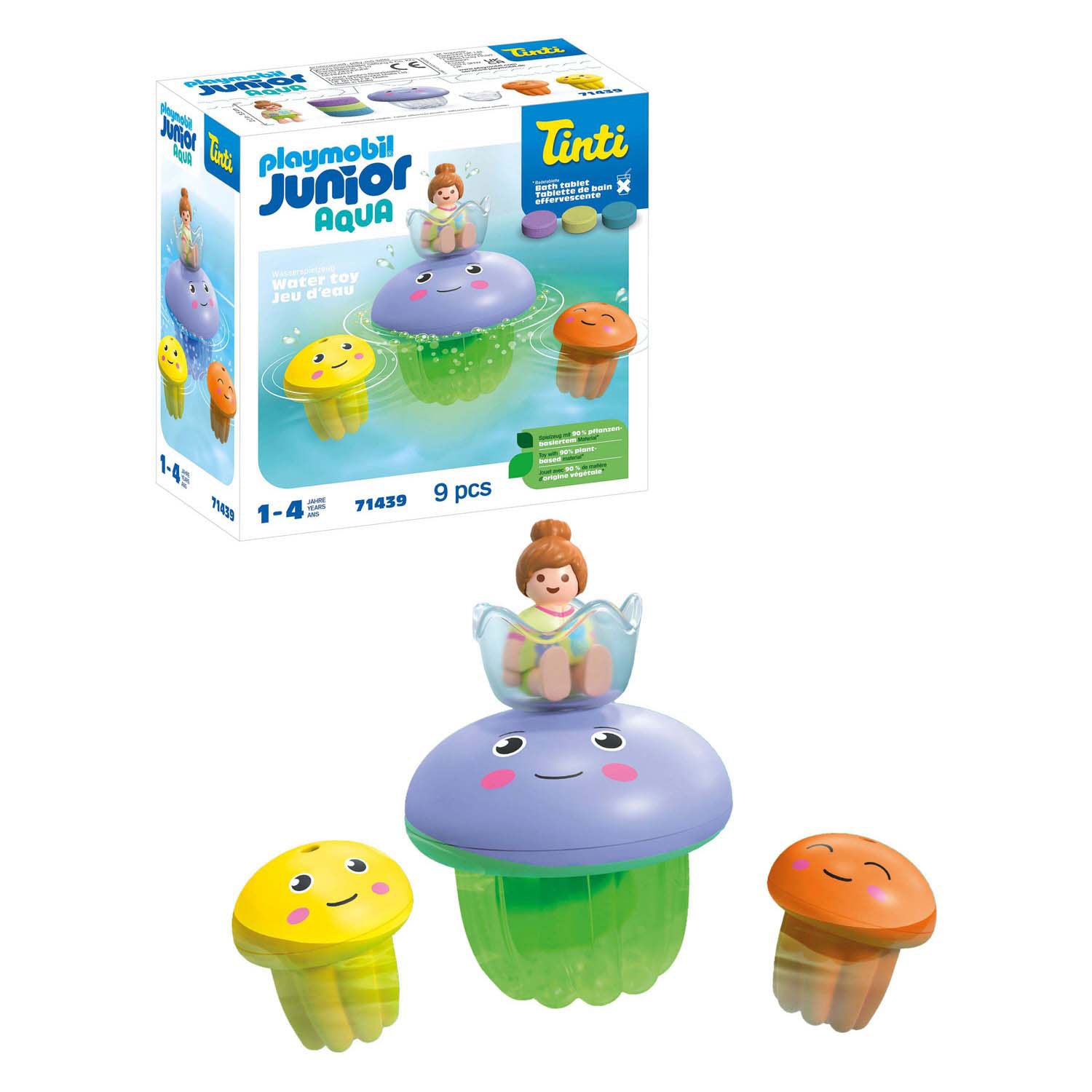 Playmobil - junior & tinti kleurrijke kwallenfamilie - 71439