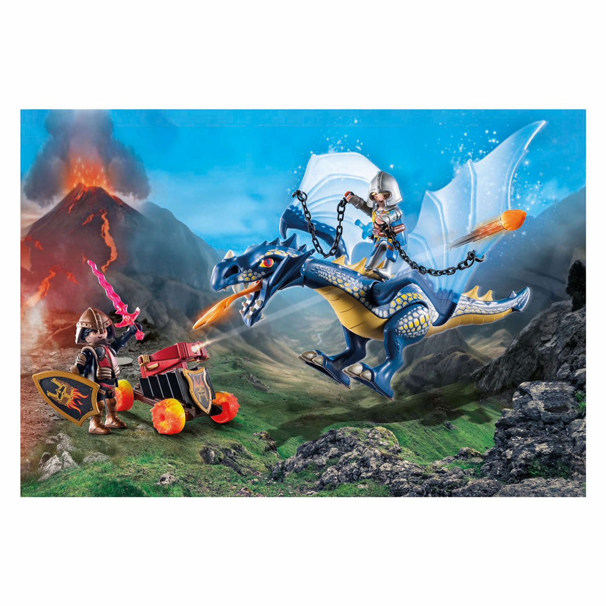 Playmobil novelmore het bewaken van het drakengoud - 71644