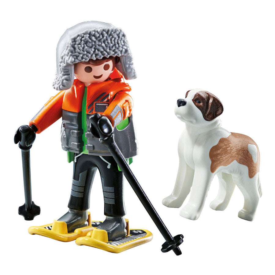 Playmobil - my life wandelaar met sint bernard - 71741