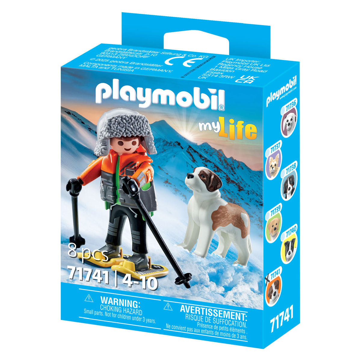 Playmobil - my life wandelaar met sint bernard - 71741