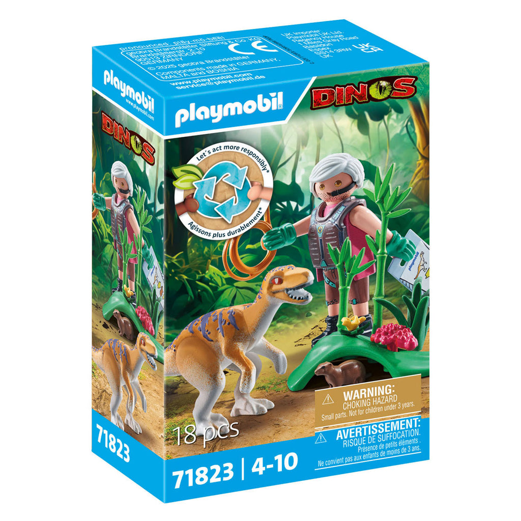 Playmobil - dinos velociraptor - 71823