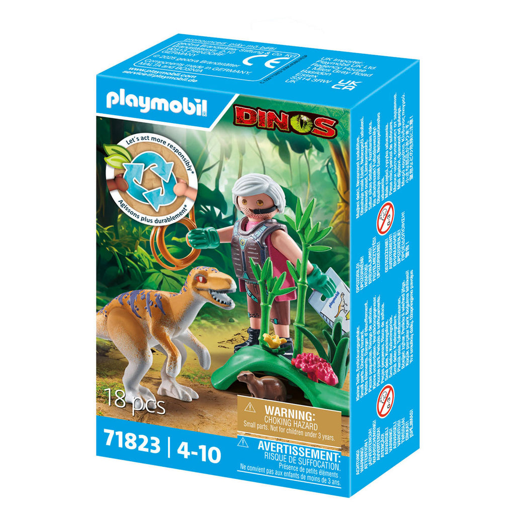 Playmobil - dinos velociraptor - 71823