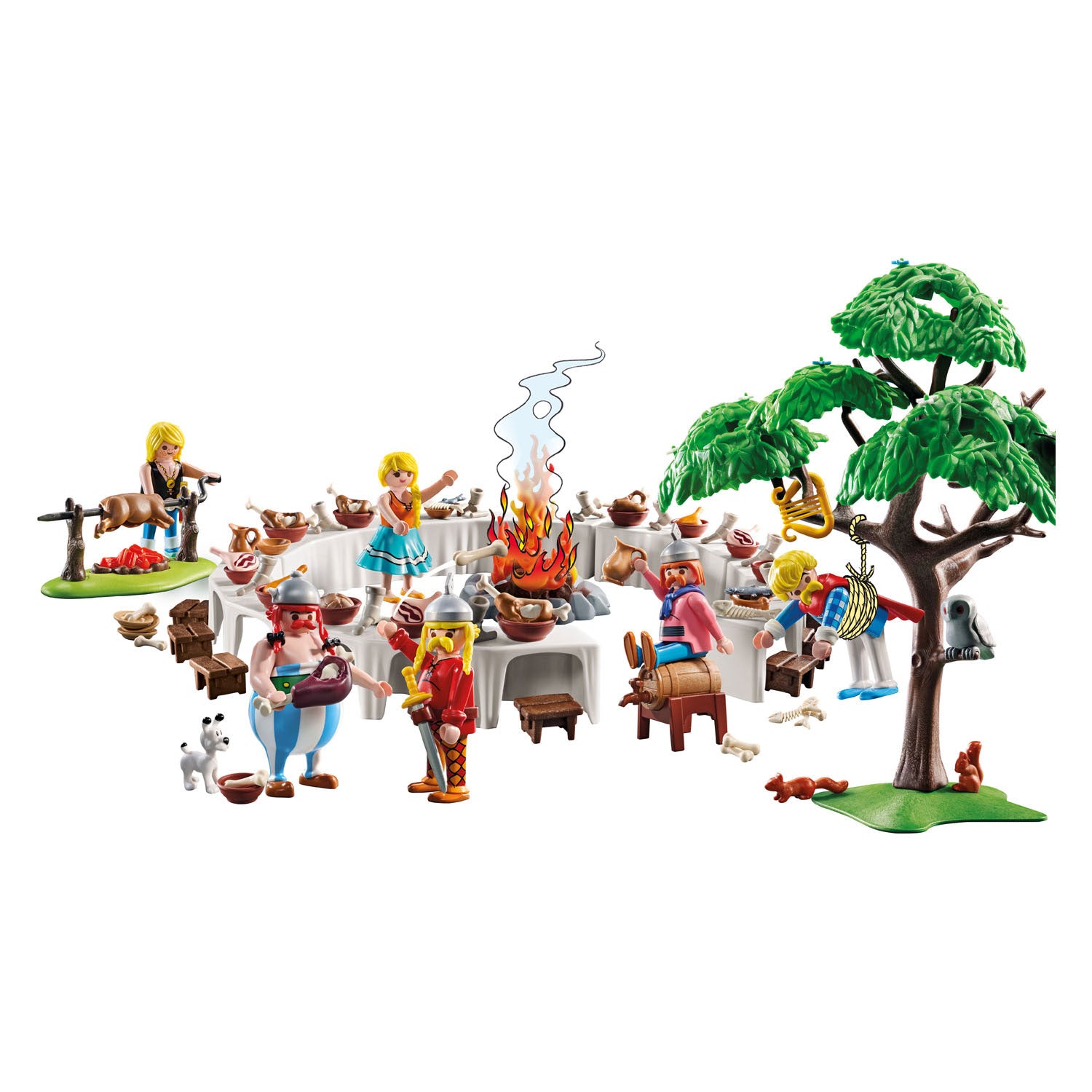 Playmobil - asterix het dorpsbanket - 71827