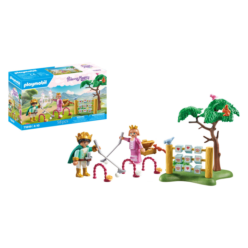 PLAYMOBIL - PLAYMOBIL princess magic koninklijke kinderen in speeltuin - 71849
