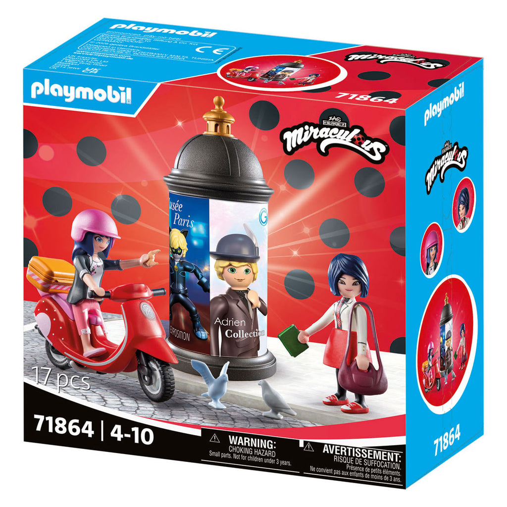 Playmobil miraculous scooterrit in parijs - 71864