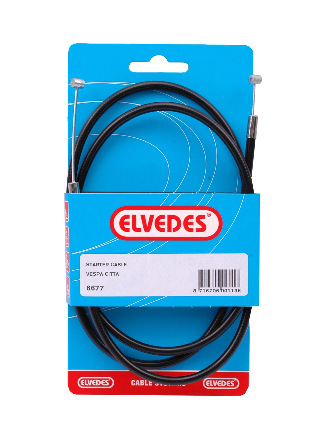 Elvedes koppelingskabel | vespa citta ciao