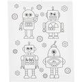 Creativ company http: www.cchobby.nl schildercanvas-met-print-robots-d-1-6-cm-afm-24x30-cm-360-gr-1-stuk