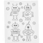 Creativ company http: www.cchobby.nl schildercanvas-met-print-robots-d-1-6-cm-afm-24x30-cm-360-gr-1-stuk