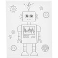 Creativ company schildercanvas met print robot - 24x30cm
