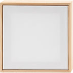 Creativ company gespannen canvas met lijst 280gr. 15,8x15,8cm - wit