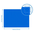 Hubelino grondplaat blauw, 560 noppen