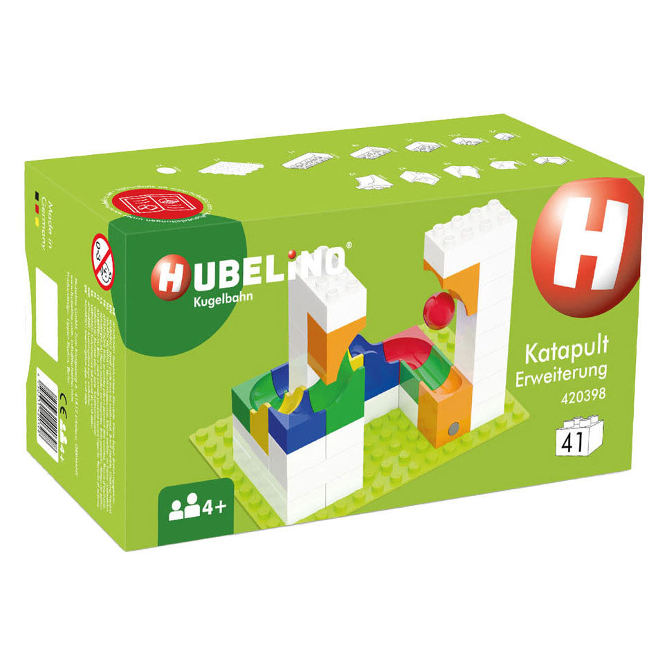 Hubelino knikkerbaan uitbreidingsset katapult - 41dlg.