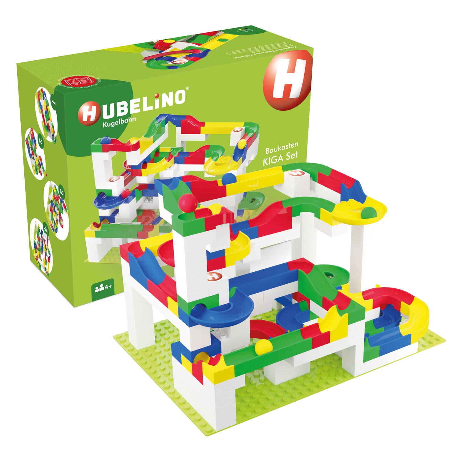 Hubelino - Hubelino knikkerbaan kiga scholenset bouwdoos 352dlg