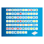 Hubelino Letters Leren Leerblokken, 85dlg.