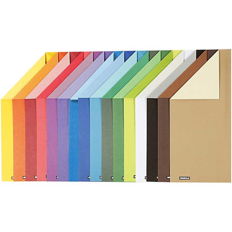 Creativ Company - Creativ Company Https://www.cchobby.nl/color-bar-papier-a4-vel-210x297-mm-100-gr-16-div-vellen-1-doos