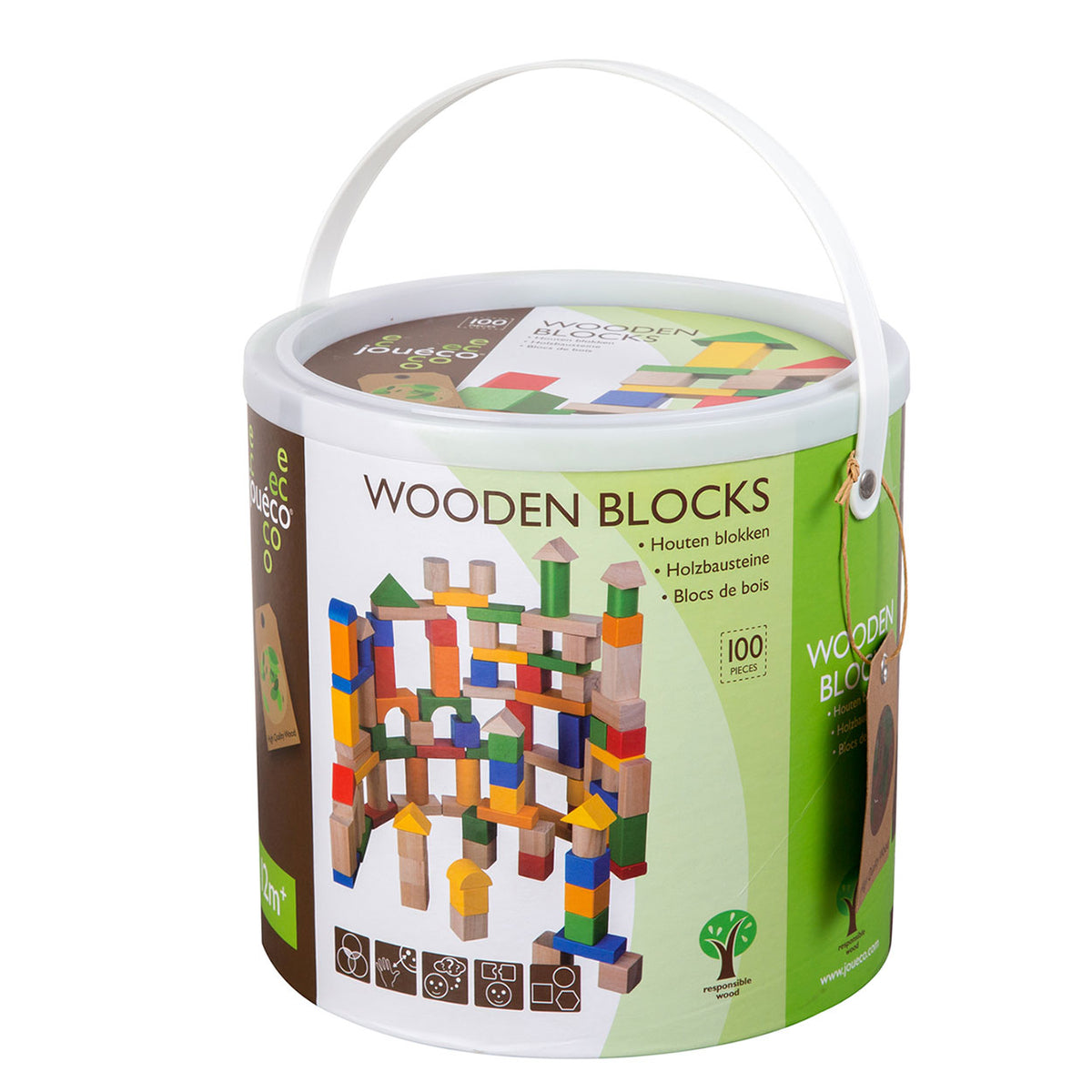 Jouéco - Jouéco houten blokken 100st.