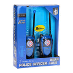 Johntoy politie walkie talkie bereik + - 80 mtr.