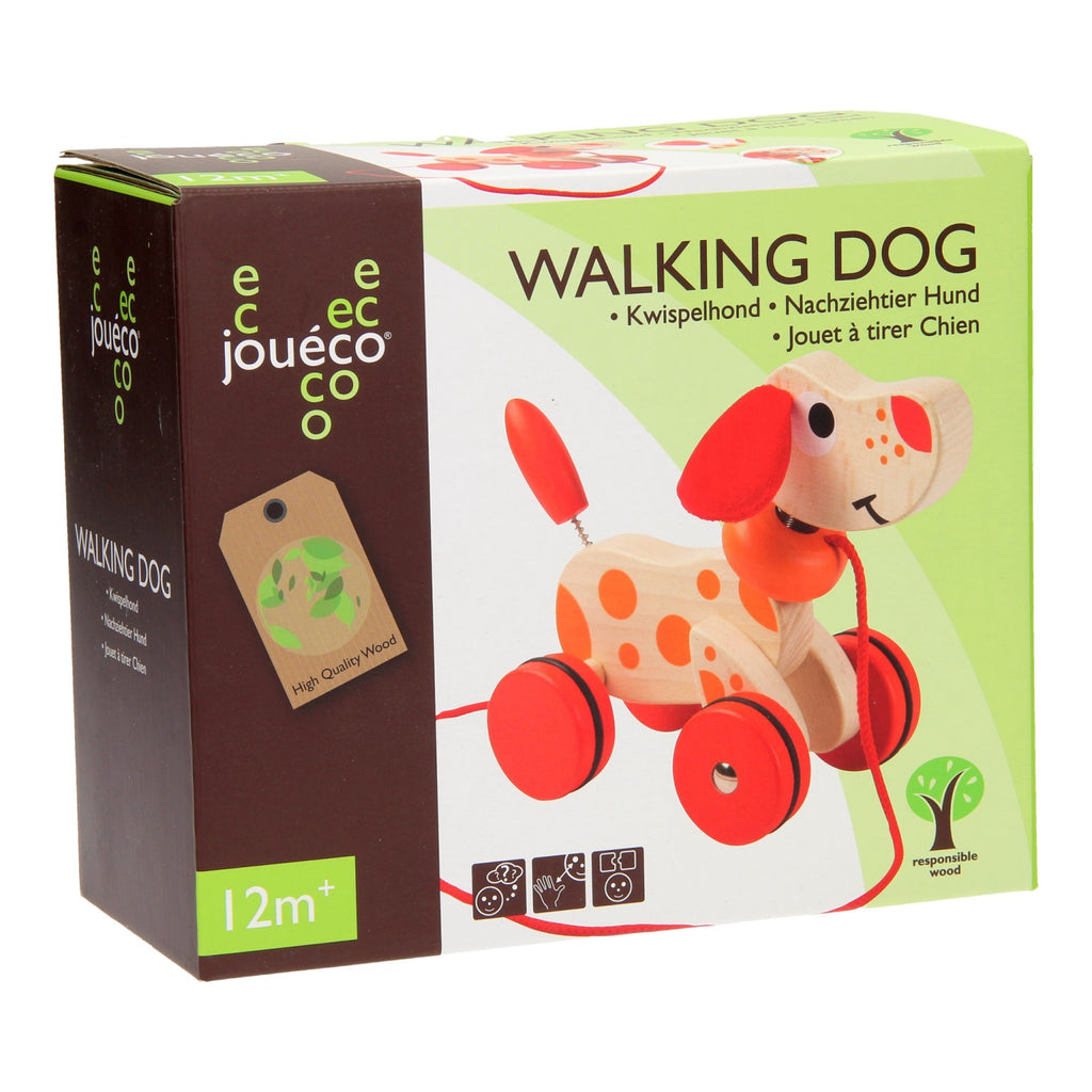Joueco - Joueco houten kwispel hondje